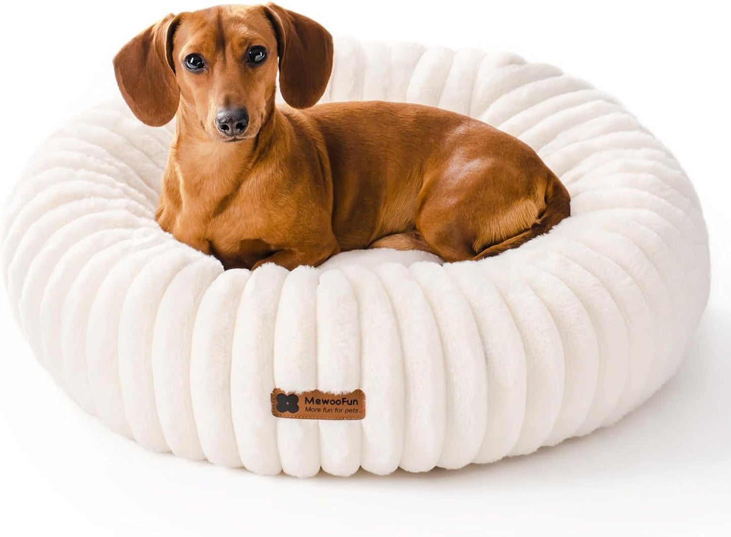 Premium Plush Calming Bed – Keeps Pets Safe, Calm & Rested