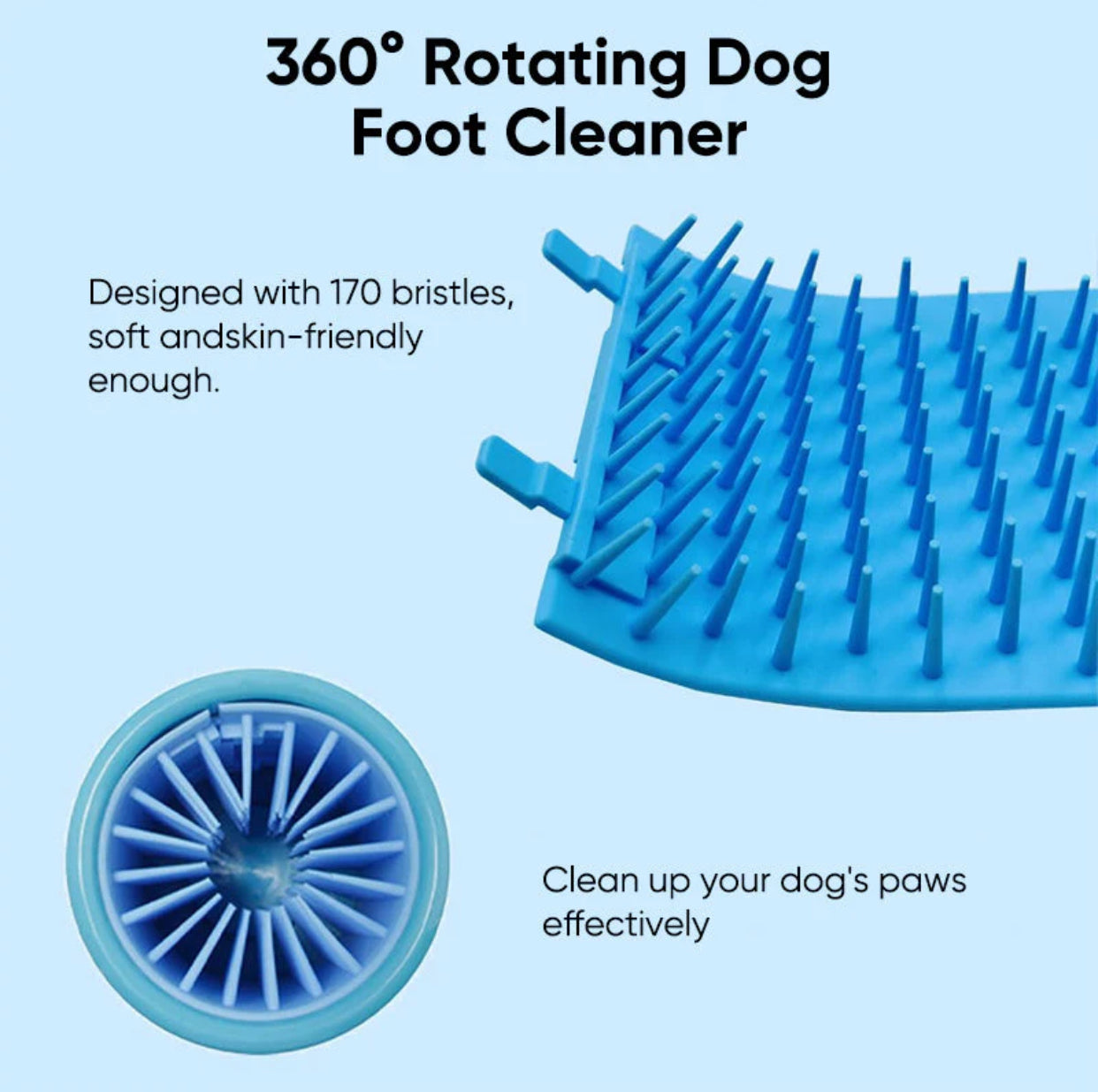 Dog Paw Cleaner Cup