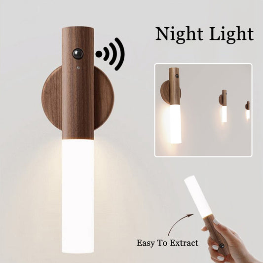 Auto Magnetic Wood Lights - Motion Sensor