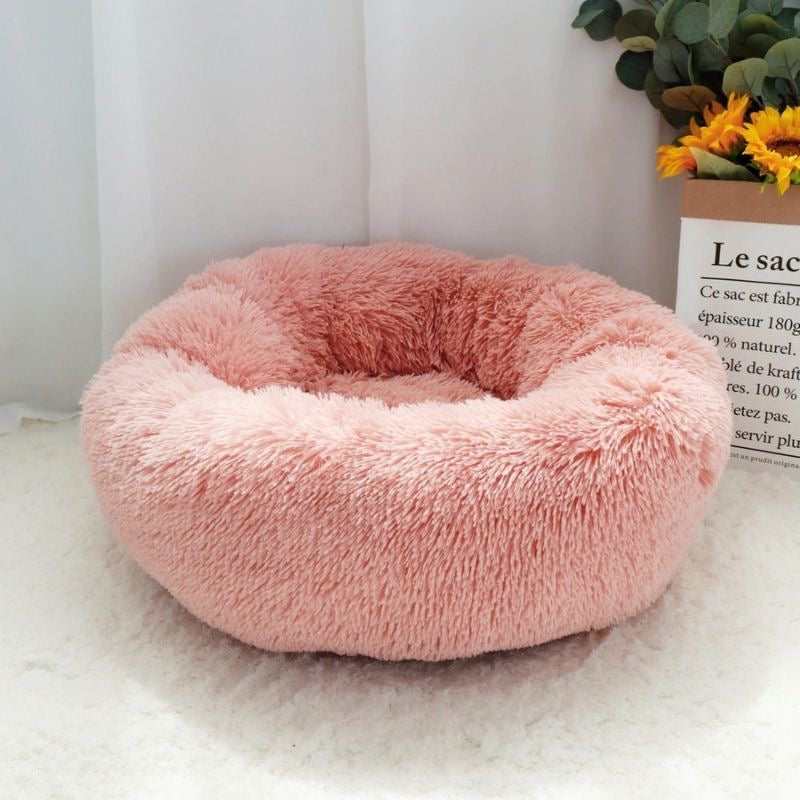 Calming Plush Pet Bed