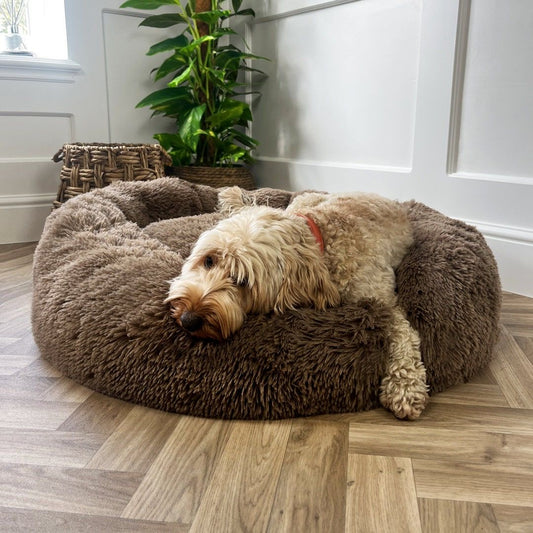 Calming Plush Pet Bed